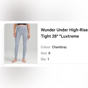 Icey Blue High-Waisted Leggings